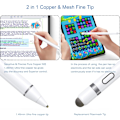 Miniatyrbilde 3 av 5: Aktiv Stylus Penn kompatibel for iOS- og Android-berøringsskjermer, Penn for iPad med Dual Touch-funksjon, Oppladbar Stylus for iPad/iPad