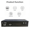 Miniatyrbilde 2 av 5: Dvb T2 Hevc 265 Digital TV-mottaker Dvb-t2 265 1080p Hd-dekoder Usb Terrestrisk TV-mottaker Epg Set To