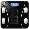 Smart Bathroom Scale with Body Analysis Black 1000