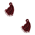Miniatyrbillede 2 af 5: 1/2/3 Unisex Halstørklæde med Frynser Varmt og Hyggeligt Rørhalstørklæde til Vinter Winered 2Set