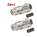 Miniatyrbild 2 av 4: 2-pack O2-sensorer, syresensor för bil Cel Fix Check Engine Light Eliminator Adapter Oxygen M18X1.5.pa