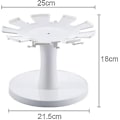 Miniatyrbilde 2 av 5: 360 graders roterende holder for kaffekopper, tekopper og fat, for hjem, kjøkken, kontor, bar
