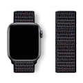 Miniatyrbilde 1 av 3: Apple Watch 38/40/41 Nylonarmbånd Svart Sportloop Borrelås—pa