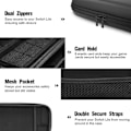 Miniatyrbillede 4 af 5: (Sort) 1. Nintendo Switch Lite etui, hårdt etui til Nintendo Switch