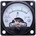 Paris_AC Rund Analog Panelmätare 0-3A Mätning Amperemeter Mätare Svart