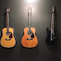 Miniatyrbild 5 av 5: 5-pack Svart Gitarrhängare Väggfäste med Skruvar Passar Gitarer