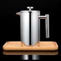 Miniatyrbillede 2 af 2: Paris_Fransk Presse | Kaffepresse | Isoleret Cafetière | Kaffebrygger i Rustfrit Stål i Forskellige Størrelser 2 Kopper til 4 Kopper