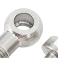 Miniatyrbilde 3 av 4: M8x1.0 til AN4 Banjobolt med skiver Rustfritt stål Høy lastekapasitet for forskjellige rørsystemer