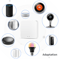 Miniatyrbild 5 av 5: Tuya Zigbee 3.0 Gateway Hub Smart Home Trådlös Brygga Smart Life APP Fjärrkontroll Automation Enhet Fungerar med Alexa Google