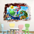 Pikkukuva 2 / 3: 70*50cm Super Mario Bros. Seinätarra Irrotettavat Seinätarrat fo.pa