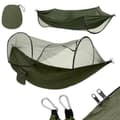 Hammock with Mosquito Net Green