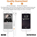Miniatyrbilde 4 av 5: 2-pakks Apple Lightning til 3,5 mm hodetelefonkontakt Adapterkontakt Aux Audio Hodetelefoner/Hodetelefoner Dongle Stereokabel for Iphone 7/7 Plus/8/8 Plus/x/xs