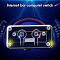 Miniatyrbild 2 av 5: 3X Stationär Dator Switch Extern Strömbrytare Strömknapp+Restartknapp PC-Chassi Strömförsörjning B.pa