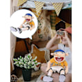 Miniatyrbild 3 av 5: Jeffy Dock Puppet Mjuk Plysch Handdocka för Lekhus, Barnpresent till Födelsedag Jul Halloweenfest