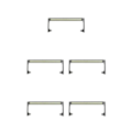 Miniatyrbilde 1 av 5: 1/2/3/5 Lyssterk LED Lyslist Taklampe for SCX10 D90 1/10 Skala 147mm for Wrangler 147mm for Wrangler 5Set
