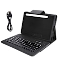 Miniatyrbilde 2 av 5: Bluetooth-tastatur med etui for Samsung Galaxy Tab S7 11 tommer T870 T875 Lærstativ Svart