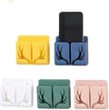 5 Pack Wall Mounted Phone Holder Self Adhesive Remote Control Holder