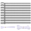 Miniatyrbillede 1 af 5: Balkonbeskyttelse mod indsyn Grey and White 750