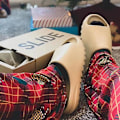 Miniatyrbillede 3 af 5: Nut Yeezy Pa Slippers Slide B Bean -HG hvid