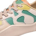 Miniatyrbillede 3 af 5: Dame Platform Sneaker PU Læder Blød Komfortabel Trendy Åndbar Passer Til Alt Hverdagssko Beige Grøn 39