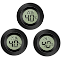 Miniatyrbild 1 av 5: 3-pack LCD digital hygrometer termometer, inomhus- och utomhusfuktighetsmätare temperaturmätare för luftfuktare avfuktare växthus källare barnrum