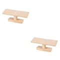 Miniatyrbillede 1 af 5: 1/2 Bærbar Ur-Display Stativ Smykker Tårne til Soveværelse Gul 20 x 6 x 8cm Yellow 20 x 6 x 8cm 2Set