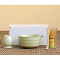 Pikkukuva 3 / 5: Paris_Matcha-setti, Matcha-kulho nokalla, Matcha-pidike, Bambumatto ja Bambulusikka