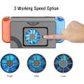 Miniatyrbild 3 av 5: Extern Kylfläkt för Switch OLED, 3 Hastighetsalternativ Värmeavledning Kylare Ersättningsbaksida Kompatibel med Nintendo Switch OLED Dock