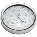 Miniatyrbillede 1 af 4: Vejrstation barometer med analog urskive med termometer hygrometer målinger af atmosfærisk tryk enkelhed og let at læse--.pa