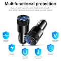 Miniatyrbild 5 av 5: 66W PD USB-billaddare för bil Snabbladdning 3.0 USB C Snabbladdningsadapter för bil för iPhone 15 14 Pro Max Samsung S22 S21 Xiaomi
