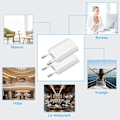 Miniatyrbilde 5 av 5: iPhone lader (2 pakker), Apple iPhone 8, 8 Plus, 5S, 6, 6S, 6 Pl.pa