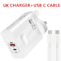 Miniatyrbilde 5 av 5: USB-C 120W Gan Super Rask PD-Lader for Bærbare, Tabletter, 15'' iPad, Macbook, Oppo, Samsung, Xiaomi USB Rask Lading Adapter EU-Lader