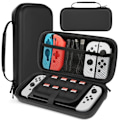 Miniatyrbillede 2 af 3: Opbevaringskasse hård - Etui til Nintendo Switch - Organizer Sort