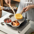 Miniatyrbillede 3 af 5: Ægomeletpande, Non-stick stegepande til æg, Æggestegpande til morgenmad, Pandekage, Plet, Crêpepande, Velegnet til alle komfurer og induktion