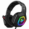 Pikkukuva 1 / 3: Onikuma K10 Langalliset Peli Kuulokkeet Yhteensopiva PC / PS4 / Xbox Musta