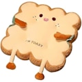 Miniatyrbilde 1 av 5: Toastbrød Supermyk Kvadratisk Stolpute, Kawaii Plysjleketøy Bursdags Julegave（PA）