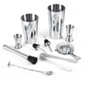 10-Delars Bartender Kit med Shaker & Tillbehör - Barset Cocktail Silver