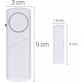 Miniatyrbild 4 av 4: Dörr- och fönsterlarm - 4-pack trådlöst inbrottslarm - Hemsäkerhet mot inbrott - Magnetisk funktion - 100 dB--.pa