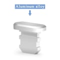 Miniatyrbillede 2 af 5: Paris_5 stk. metal anti-støvplugs til iPhone 13 12 Pro Max, sort