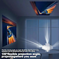Miniatyrbilde 3 av 5: Paris_5G 4K Projektor Smart HD LED WiFi Bluetooth HDMI. USB Android Hjemmekino
