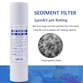 Miniatyrbilde 2 av 5: 10 ST Universal vannfilter PP bomullsfilter Sedimentvannfilter Polypropenmaterial , 1 Mi