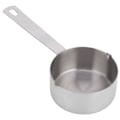 Miniatyrbilde 1 av 5: Bakemålesked 304 rustfritt stål målekopp med vekt Kjøkkenutstyr 1/4 kopp 60 ml