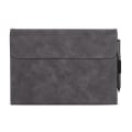 Miniatyrbilde 2 av 5: För Microsoft Surface Go / Go 3 / Go 2 10,5 tum Pu-läder case för surfplattor Stativ Skyddande cover Grå