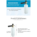 Miniatyrbillede 4 af 4: Skumlanse med 1/4\" hurtigkobling, 1 liter, 5 dysespidser til højtryksrenser.pa