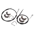 Fram- och bakbromsvajer & bromsbackar för Yamaha Pw Py 50 Py50 Pw50 Peewee50