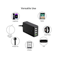 Miniatyrbillede 2 af 5: Bærbar DC Strømkompatibilitet med strømforsyning med batteriklemme, 12V/24V til 5V 4-Port USB Oplader Multi-Port Adapter Andre Smartphones-Xin（PA）
