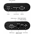 Miniatyrbilde 3 av 5: HDMl Lyduttrekker - Video/Lyd Splitter - 3D 4K—pa