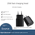 Miniatyrbild 2 av 5: Kompatibel med Samsung PD25W europeisk standard supersnabb laddningshuvud S23 mobiltelefonladdare S22 snabbladdningshuvud White 25WPD 1.5m fast charging cable