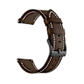 Miniatyrbild 1 av 5: 20 22MM Armband Läderrem För Huawei Watch GT 3 2 GT3 GT2 Pro 46mm 42mm Honor Magic Smart Watch Band Armband Armband Läder Kaffe 2 Läder Kaffe 2