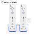 Miniatyrbillede 5 af 5: Fjernbetjening Dual Charging Dock Station+ 2 batterier til Wii Gamepad, Oplader med LED-lampe Hvid